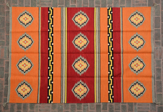 Dhurrie Patterned Wool Rugs